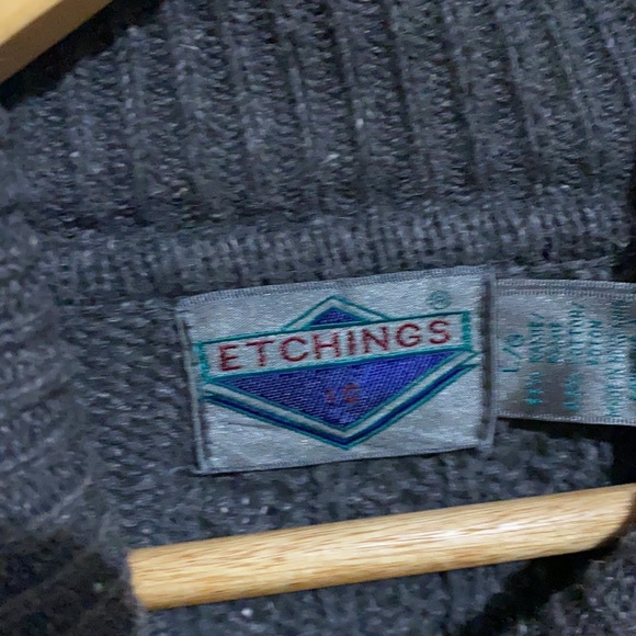 Vintage chunky cableknit turtleneck - Picture 5 of 5